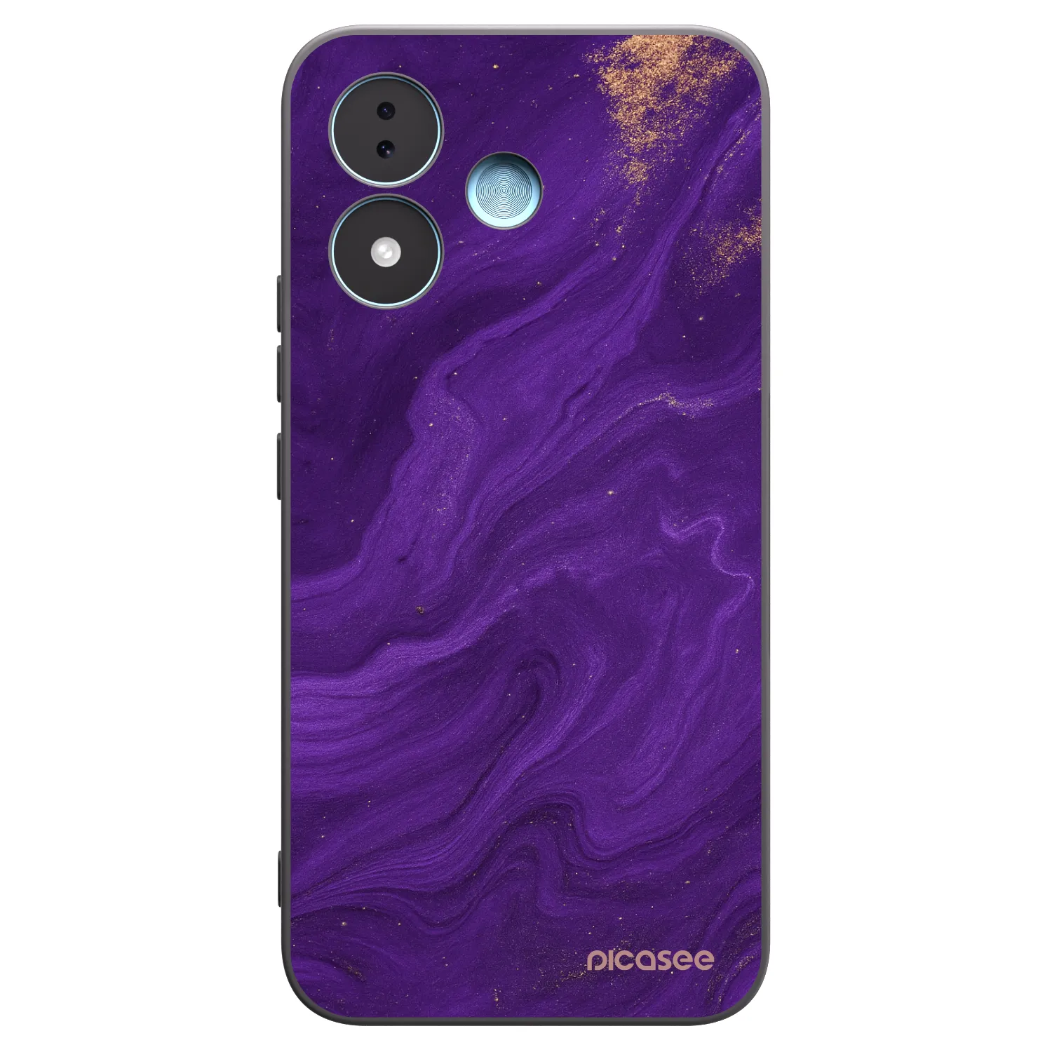 Picasee fekete szilikon tok az alábbi mobiltelefonokra Xiaomi Redmi Note 17 5G - Purple