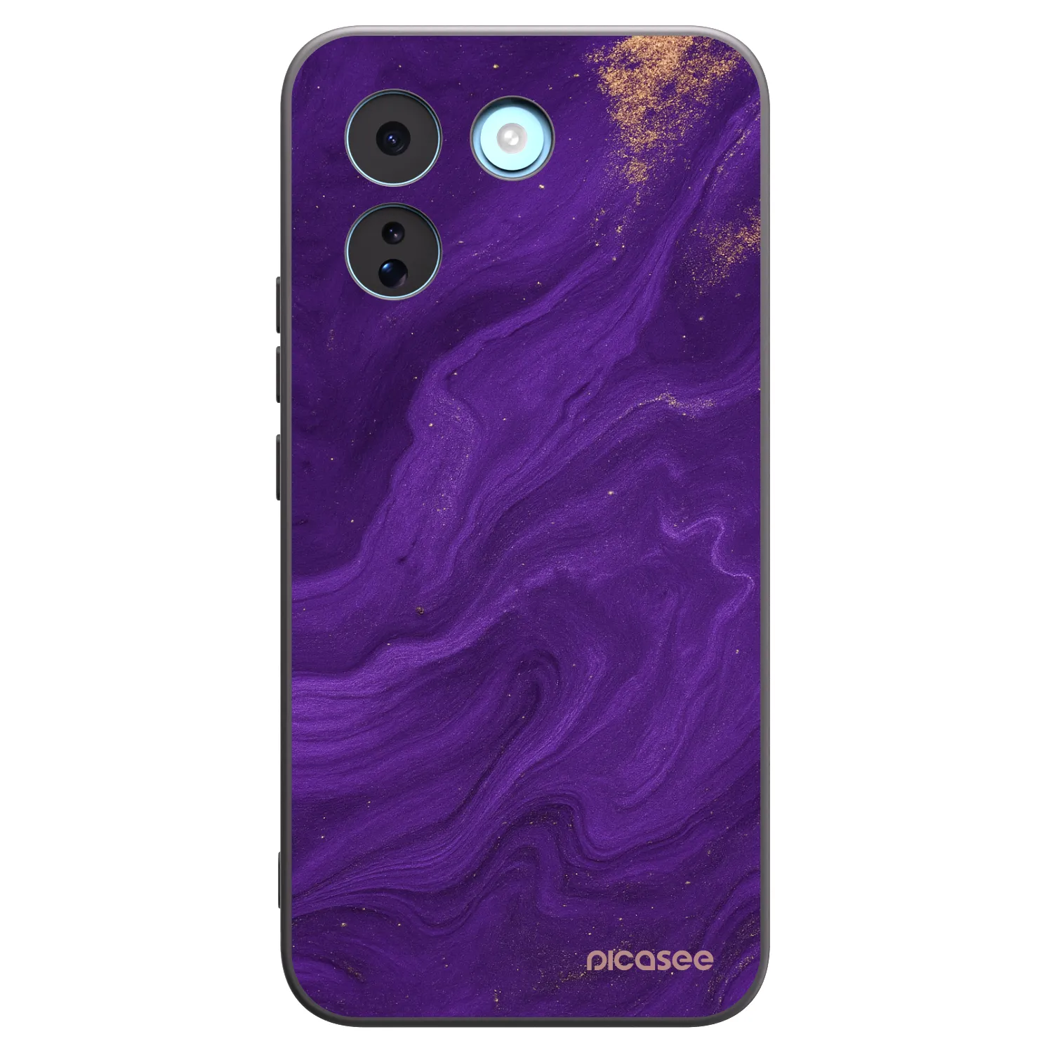 Picasee fekete szilikon tok az alábbi mobiltelefonokra Xiaomi Redmi Note 17 Pro MAX 5G - Purple