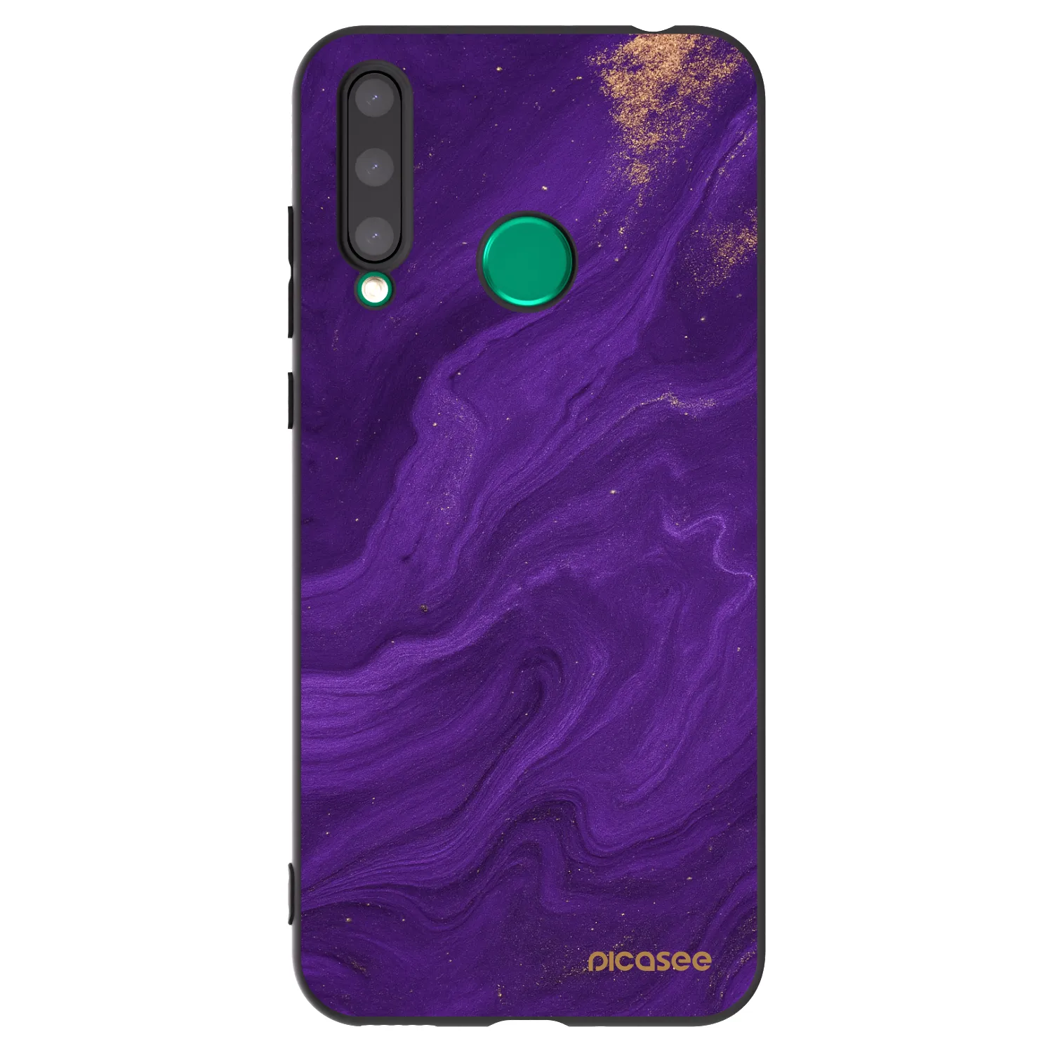 Picasee fekete szilikon tok az alábbi mobiltelefonokra Honor 20 Lite - Purple