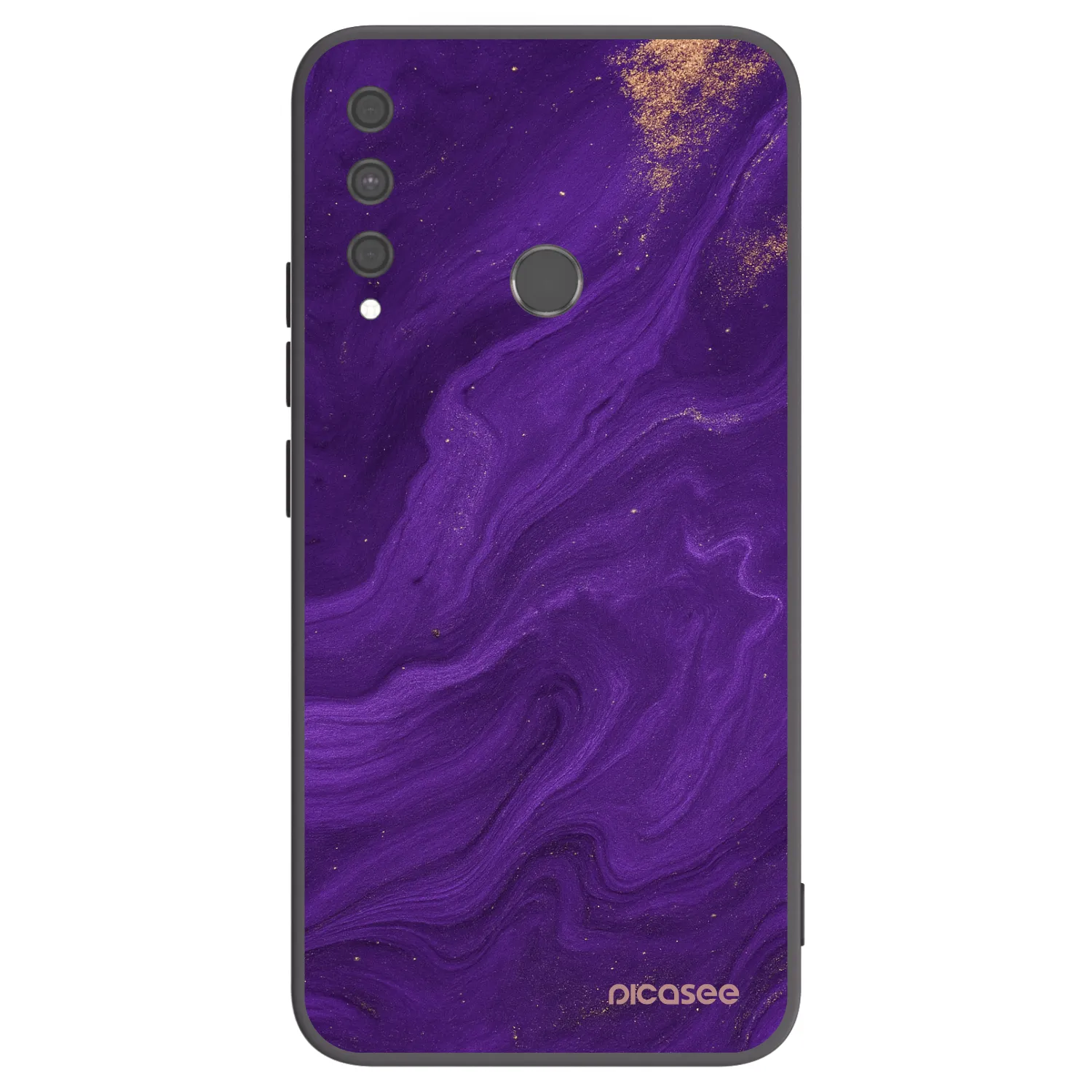 Picasee fekete szilikon tok az alábbi mobiltelefonokra Huawei P40 Lite E - Purple