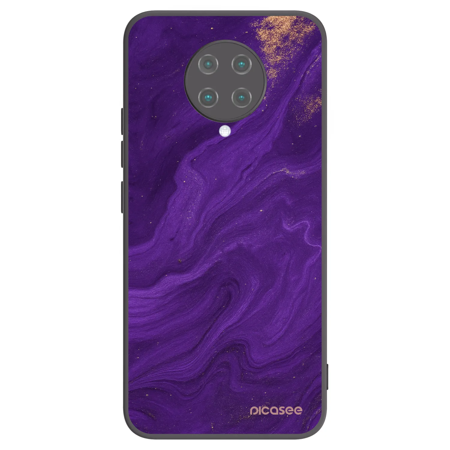 Picasee fekete szilikon tok az alábbi mobiltelefonokra Xiaomi Poco F2 Pro - Purple