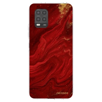 Picasee átlátszó szilikon tok az alábbi mobiltelefonokra Xiaomi Mi 10 Lite - Red
