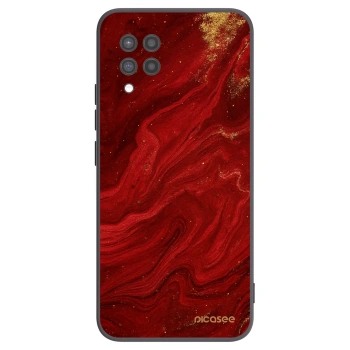 Picasee fekete szilikon tok az alábbi mobiltelefonokra Samsung Galaxy A42 A426B - Red