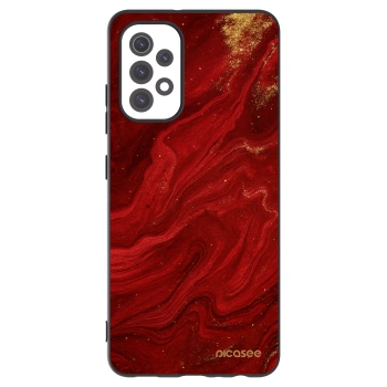 Picasee fekete szilikon tok az alábbi mobiltelefonokra Samsung Galaxy A32 5G A326B - Red