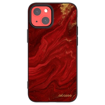 Picasee fekete szilikon tok az alábbi mobiltelefonokra Apple iPhone 13 mini - Red