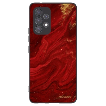 Picasee fekete szilikon tok az alábbi mobiltelefonokra Samsung Galaxy A53 5G A536 - Red