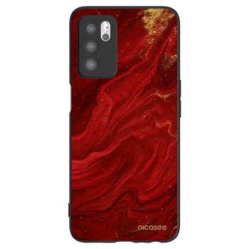 Picasee fekete szilikon tok az alábbi mobiltelefonokra OPPO A16s - Red