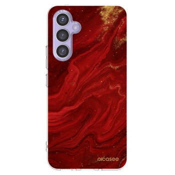 Picasee átlátszó szilikon tok az alábbi mobiltelefonokra Samsung Galaxy A54 5G A546B - Red