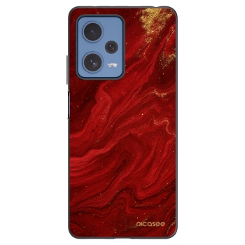 Picasee fekete szilikon tok az alábbi mobiltelefonokra Xiaomi Redmi Note 12 Pro 5G - Red