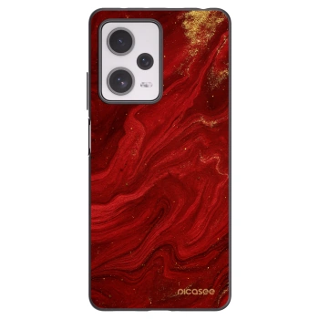 Picasee fekete szilikon tok az alábbi mobiltelefonokra Xiaomi Redmi Note 12 Pro+ 5G - Red