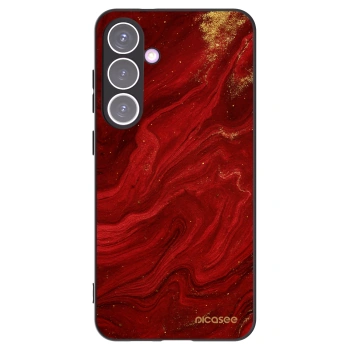 Picasee fekete szilikon tok az alábbi mobiltelefonokra Samsung Galaxy S24+ S926B 5G - Red