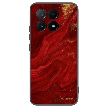 Picasee fekete szilikon tok az alábbi mobiltelefonokra Xiaomi Poco X6 Pro - Red