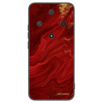 Picasee fekete szilikon tok az alábbi mobiltelefonokra Honor Magic6 Lite 5G - Red