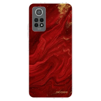Picasee átlátszó szilikon tok az alábbi mobiltelefonokra Xiaomi Redmi Note 12 Pro 4G - Red