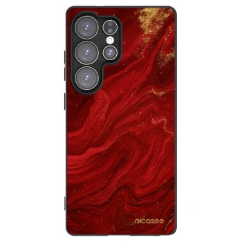 Picasee fekete szilikon tok az alábbi mobiltelefonokra Samsung Galaxy S25 Ultra 5G - Red