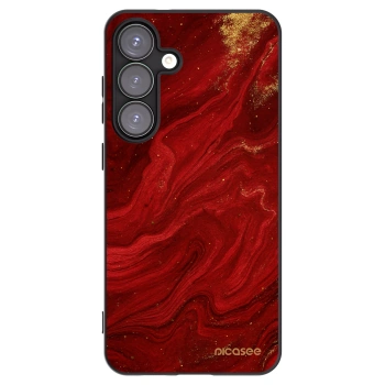 Picasee fekete szilikon tok az alábbi mobiltelefonokra Samsung Galaxy S25+ 5G - Red