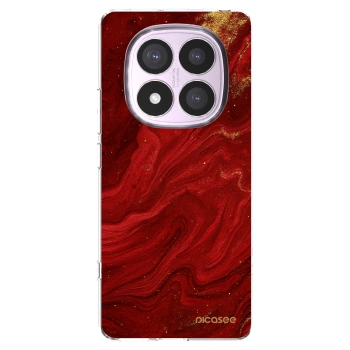 Picasee átlátszó szilikon tok az alábbi mobiltelefonokra Xiaomi Redmi Note 14 Pro 4G - Red