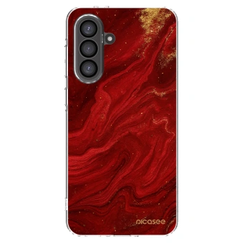 Picasee átlátszó szilikon tok az alábbi mobiltelefonokra Samsung Galaxy A56 5G A566B - Red