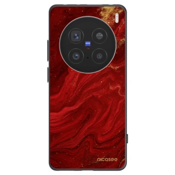Picasee fekete szilikon tok az alábbi mobiltelefonokra Vivo X200 Pro - Red