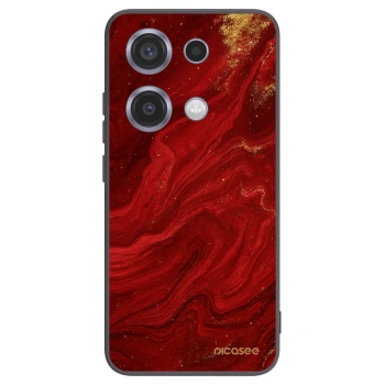 Picasee fekete szilikon tok az alábbi mobiltelefonokra Xiaomi Redmi Note 14S - Red