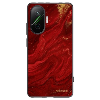 Picasee fekete szilikon tok az alábbi mobiltelefonokra Xiaomi Poco F7 5G - Red