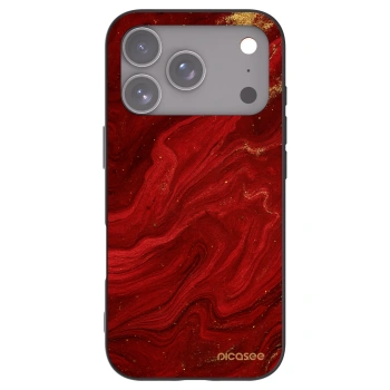Picasee fekete szilikon tok az alábbi mobiltelefonokra Apple iPhone 17 Pro - Red