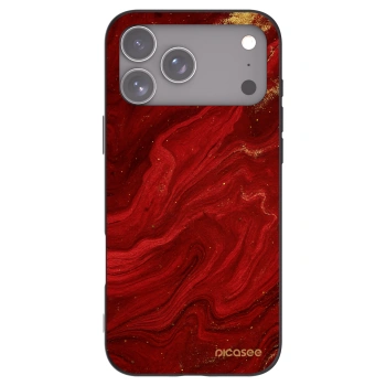 Picasee fekete szilikon tok az alábbi mobiltelefonokra Apple iPhone 17 Pro Max - Red