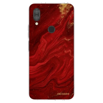 Picasee átlátszó szilikon tok az alábbi mobiltelefonokra Xiaomi Redmi 7 - Red