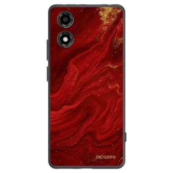 Picasee fekete szilikon tok az alábbi mobiltelefonokra Motorola Moto E14 - Red