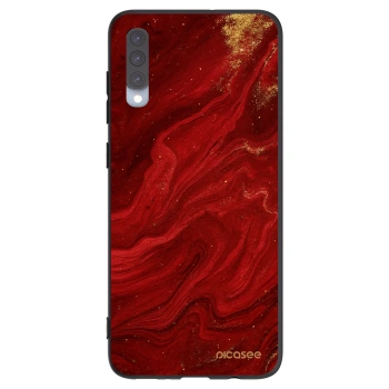 Picasee fekete szilikon tok az alábbi mobiltelefonokra Samsung Galaxy A70 A705F - Red