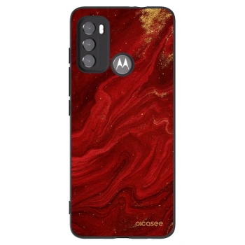 Picasee fekete szilikon tok az alábbi mobiltelefonokra Motorola Edge 60 5G - Red