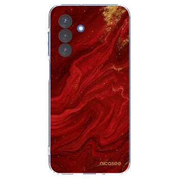 Picasee átlátszó szilikon tok az alábbi mobiltelefonokra Samsung Galaxy A17 5G - Red