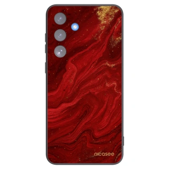 Picasee fekete szilikon tok az alábbi mobiltelefonokra Samsung Galaxy S25 FE 5G - Red