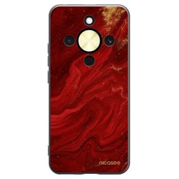 Picasee fekete szilikon tok az alábbi mobiltelefonokra Honor Magic8 Lite 5G - Red