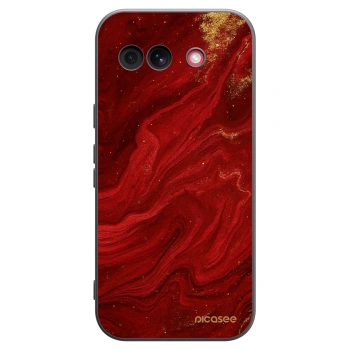 Picasee fekete szilikon tok az alábbi mobiltelefonokra Google Pixel 10a - Red