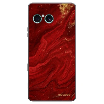 Picasee fekete szilikon tok az alábbi mobiltelefonokra Sony Xperia 10 VII - Red