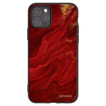 Picasee fekete szilikon tok az alábbi mobiltelefonokra Apple iPhone 11 Pro - Red