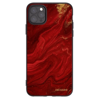 Picasee fekete szilikon tok az alábbi mobiltelefonokra Apple iPhone 11 Pro Max - Red