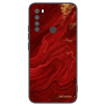 Picasee fekete szilikon tok az alábbi mobiltelefonokra Xiaomi Redmi Note 8 - Red