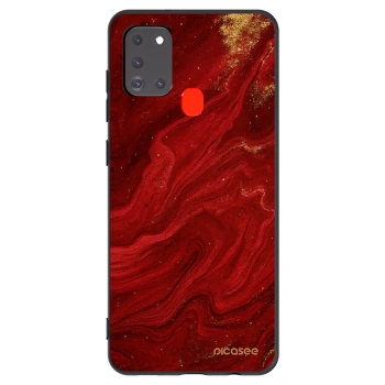 Picasee fekete szilikon tok az alábbi mobiltelefonokra Samsung Galaxy A21s - Red