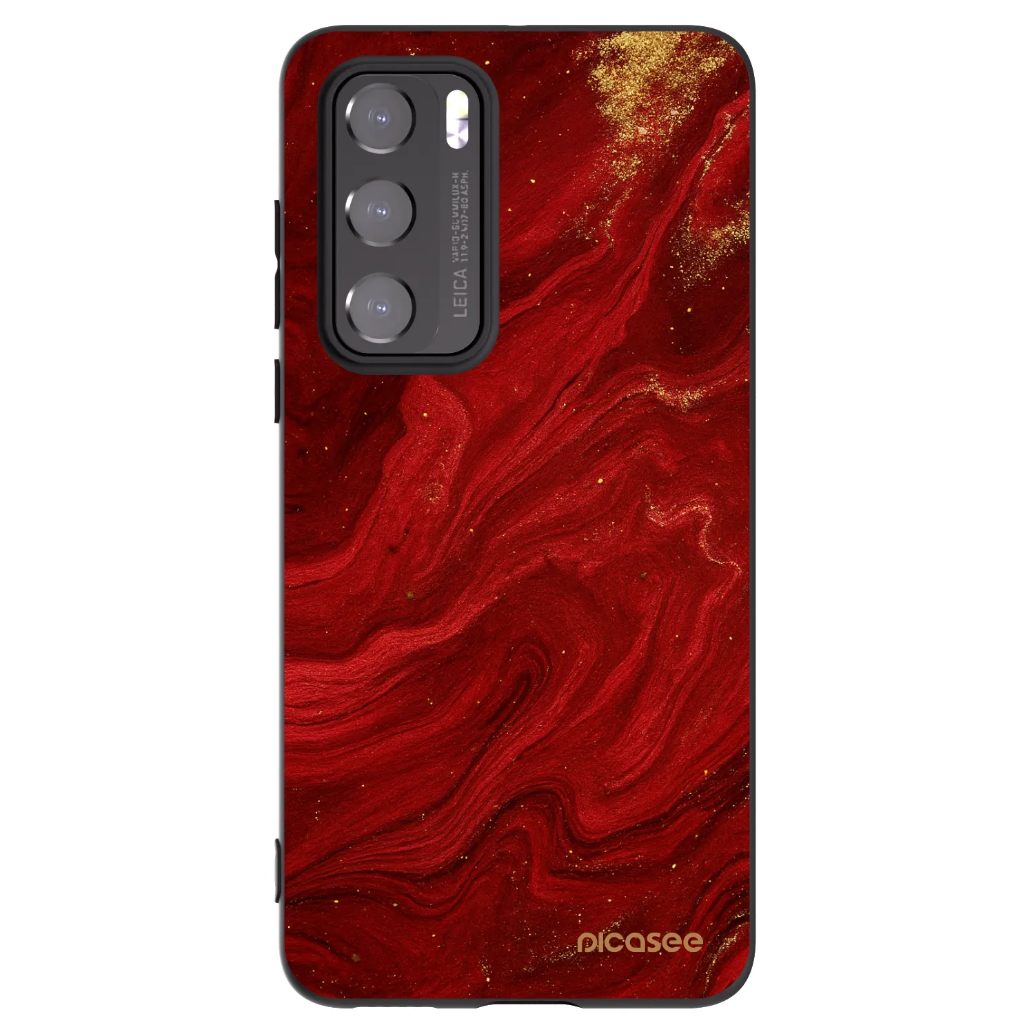 Picasee fekete szilikon tok az alábbi mobiltelefonokra Huawei P40 - Red