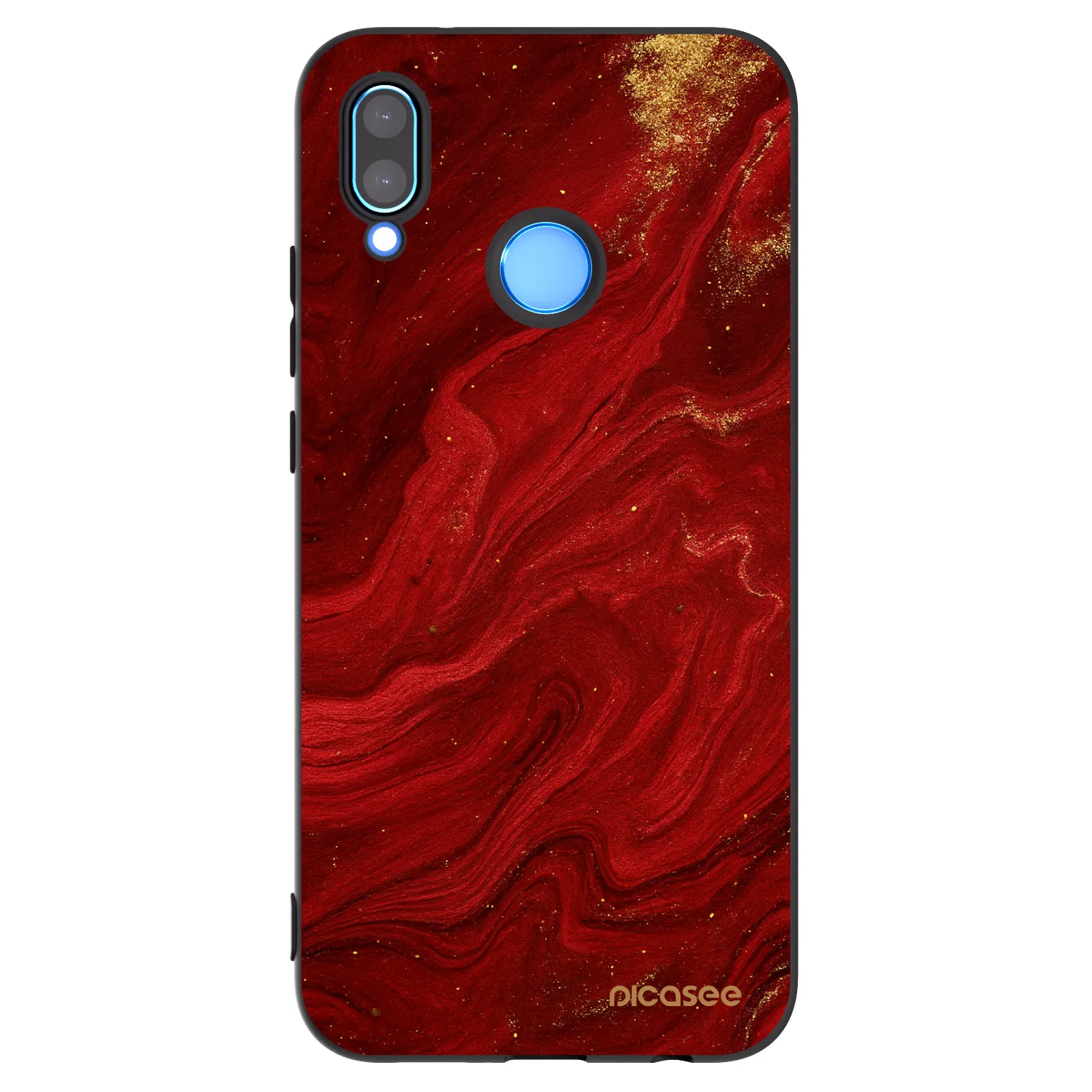 Picasee fekete szilikon tok az alábbi mobiltelefonokra Huawei P20 Lite - Red