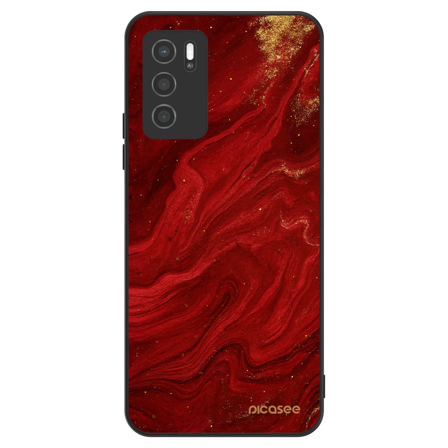 Picasee ULTIMATE CASE OPPO A16s - készülékre - Red