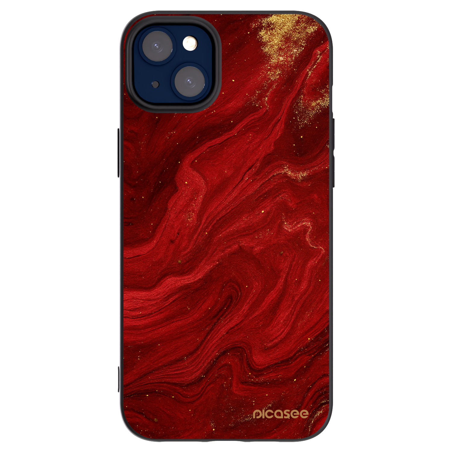 Picasee fekete szilikon tok az alábbi mobiltelefonokra Apple iPhone 14 Plus - Red