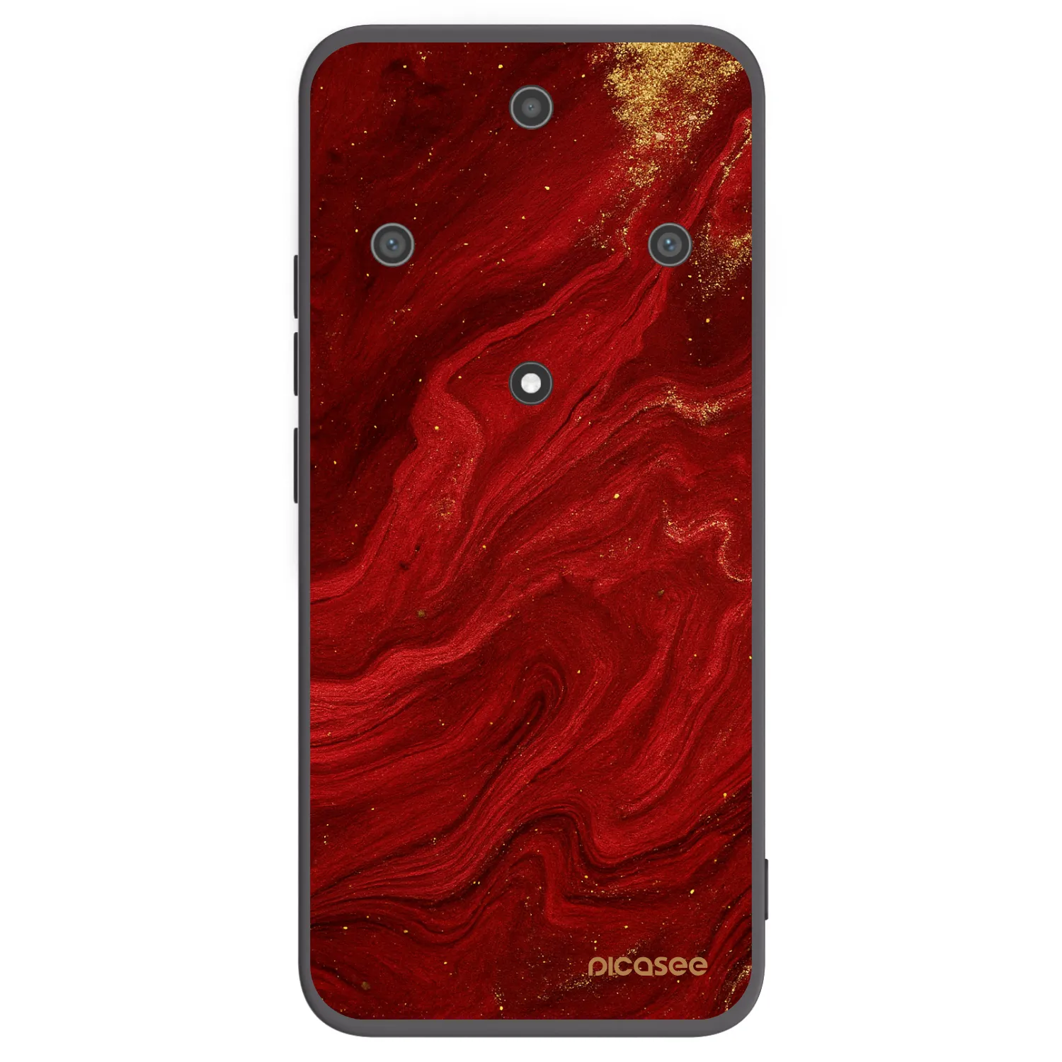 Picasee fekete szilikon tok az alábbi mobiltelefonokra Honor Magic5 Lite 5G - Red