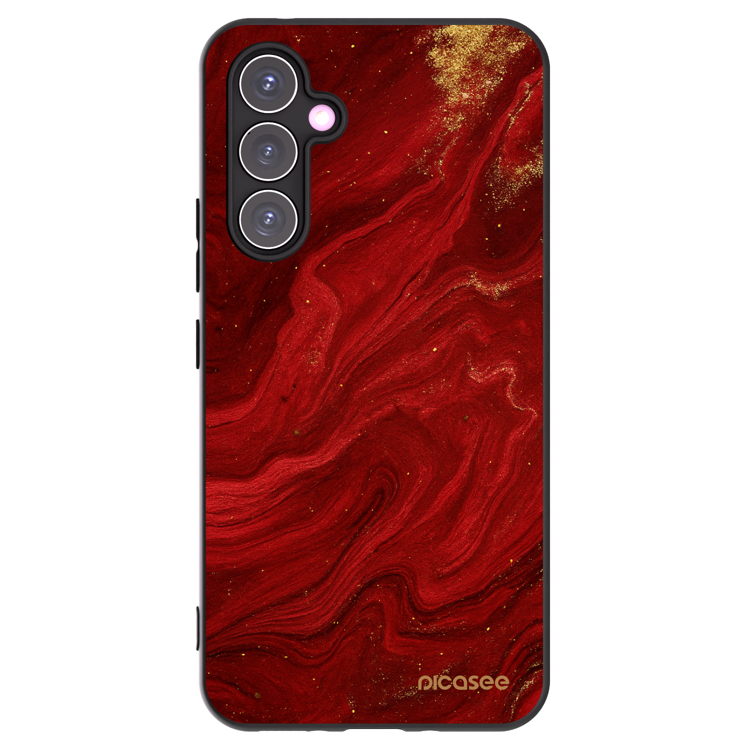 Picasee fekete szilikon tok az alábbi mobiltelefonokra Samsung Galaxy A54 5G A546B - Red