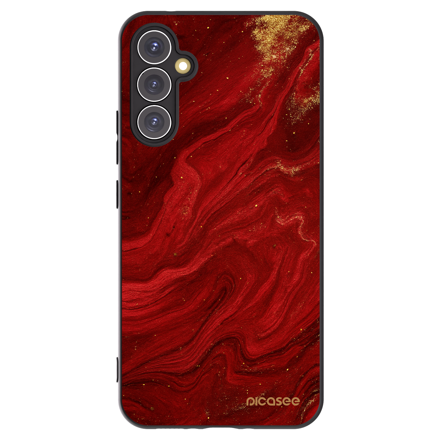 Picasee fekete szilikon tok az alábbi mobiltelefonokra Samsung Galaxy A34 5G A346B - Red