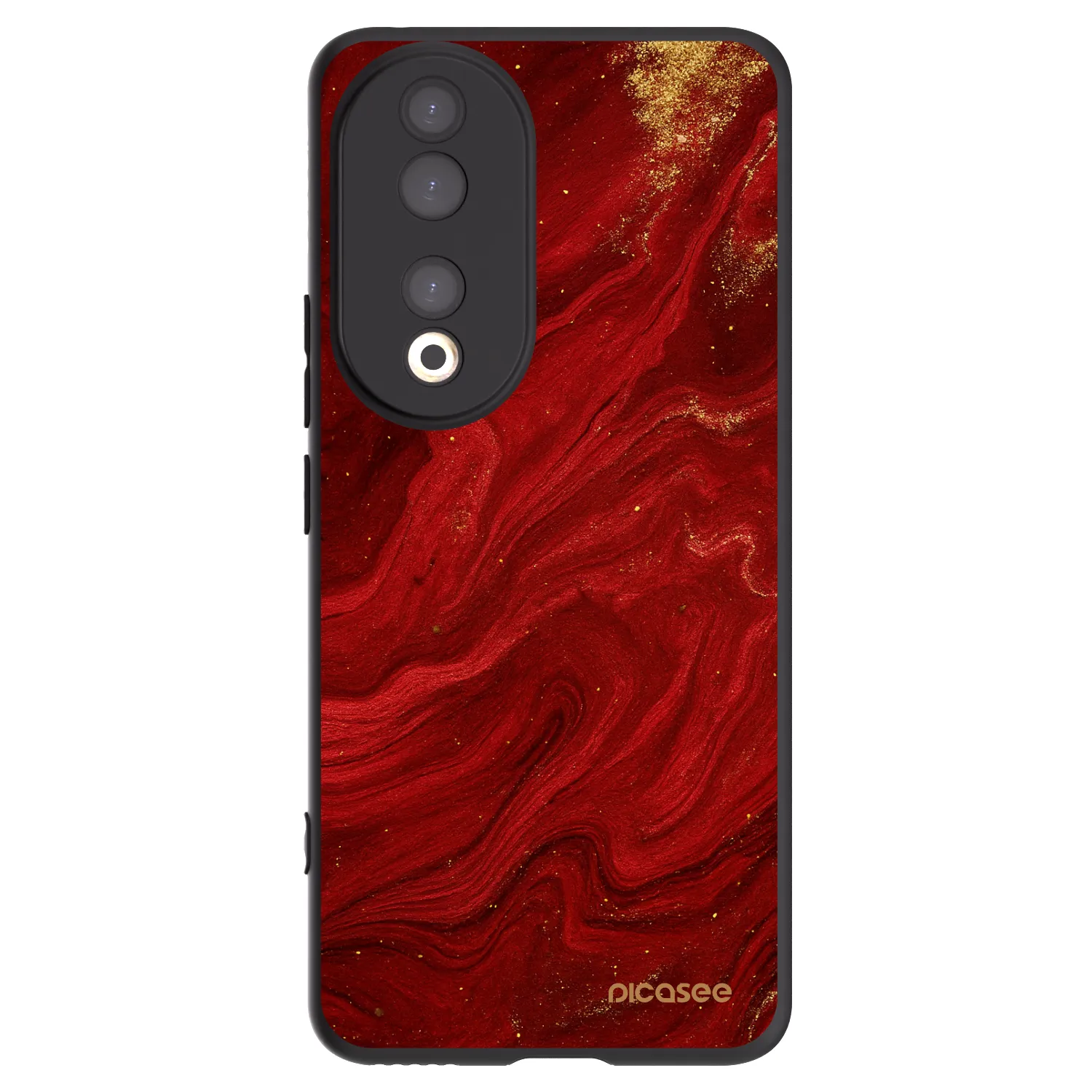 Picasee fekete szilikon tok az alábbi mobiltelefonokra Honor 90 5G - Red