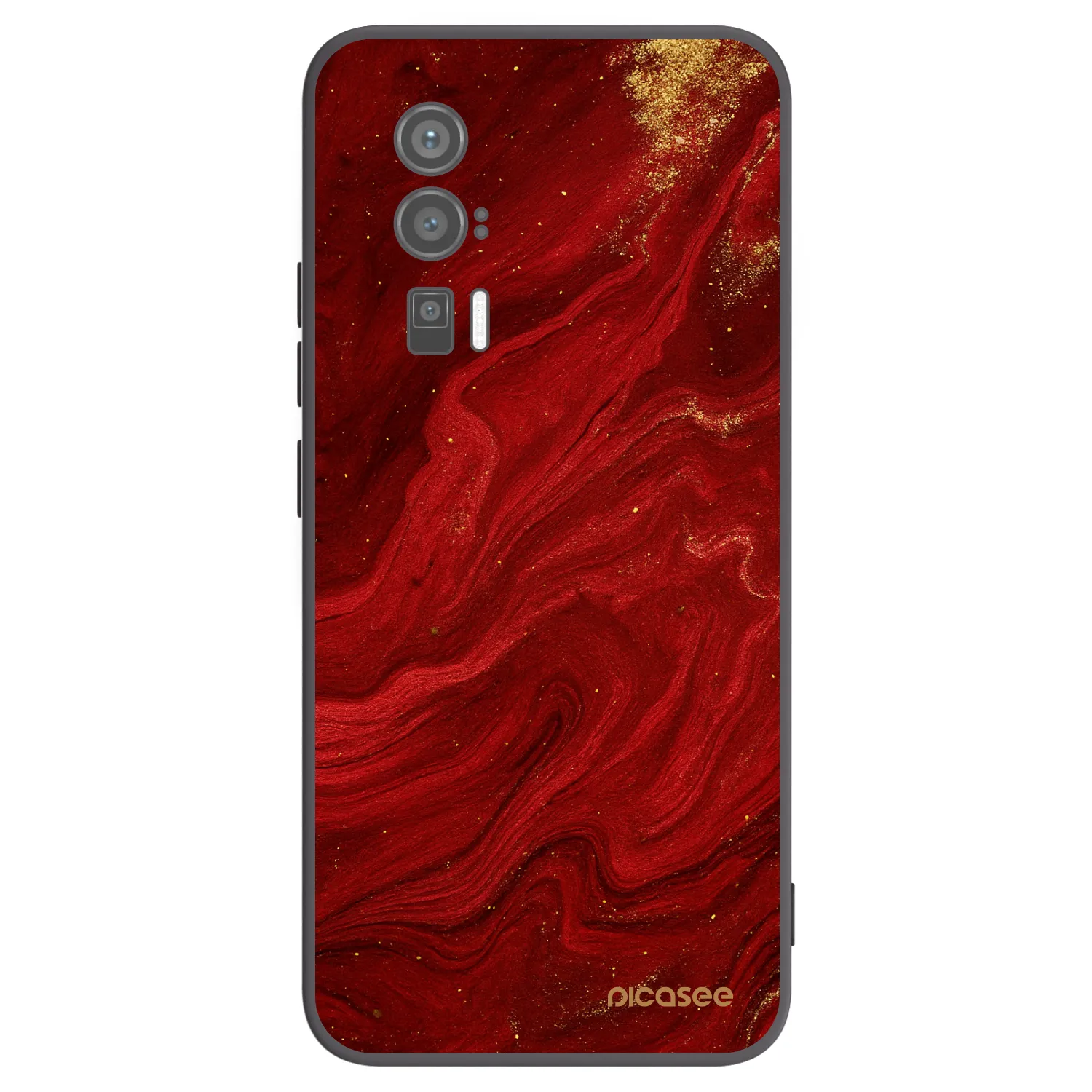 Picasee fekete szilikon tok az alábbi mobiltelefonokra Xiaomi Poco F5 Pro 5G - Red