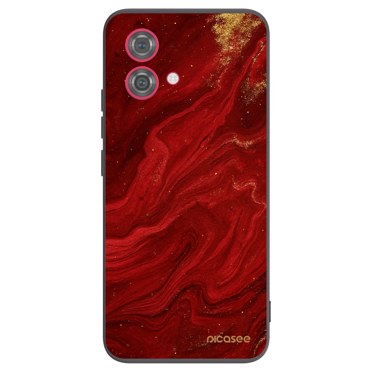 Picasee fekete szilikon tok az alábbi mobiltelefonokra Motorola Moto G84 5G - Red